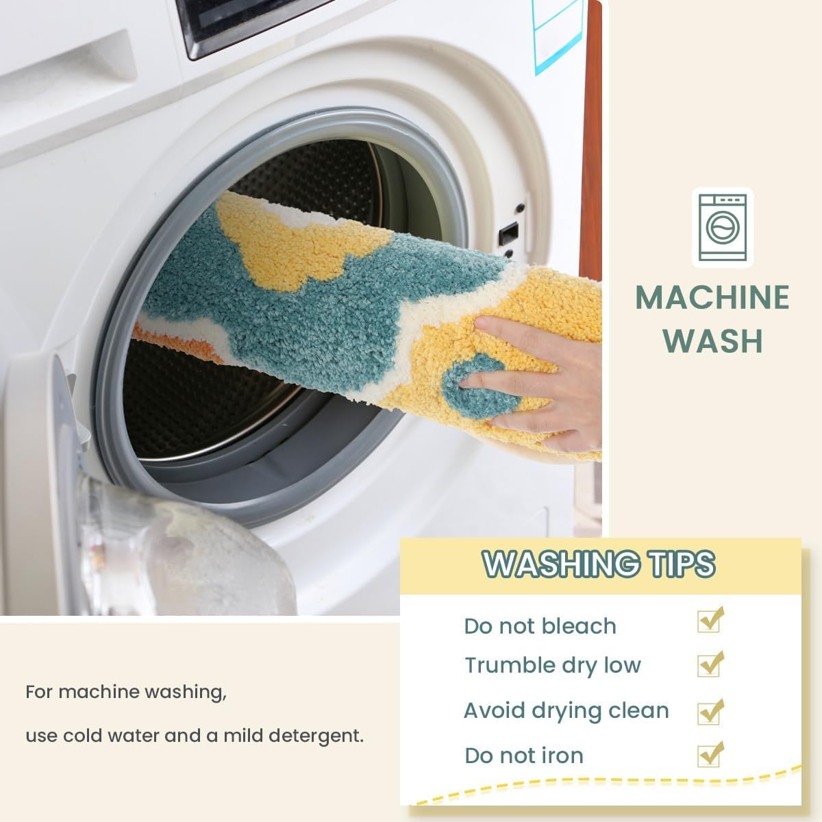 SUNCN Simplicity Flower バスルームマット ノンスリップ バスマット 吸水性 ソフト マイクロファイバー カー