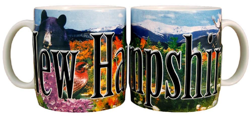 Americaware New Hampshire 18oz. Color Relief Coffee Mug