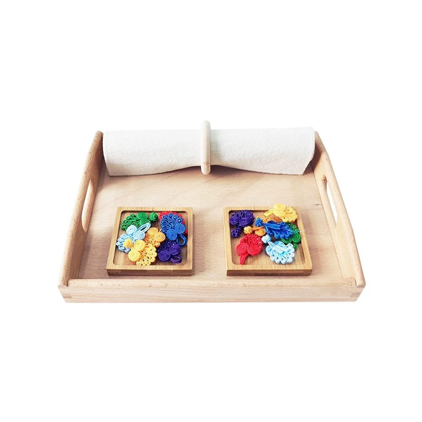 ttnmrc Montessori Chinese Frog Button Matching Toy