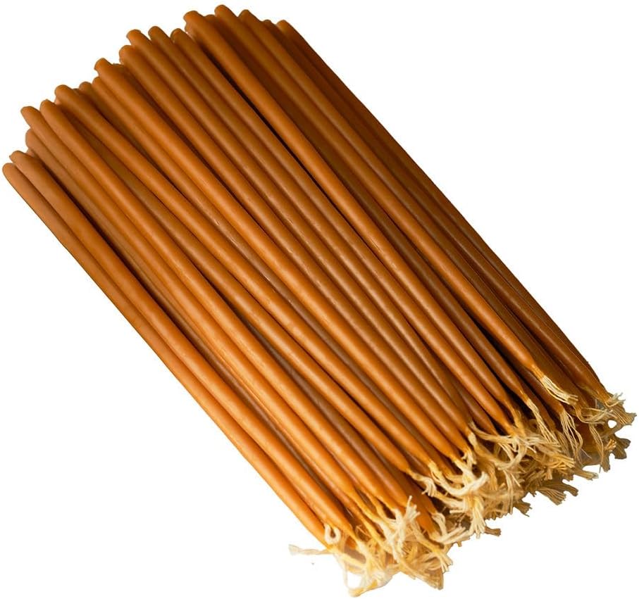 Greek Candles Made of 100% Pure Beeswax Smokeless Handmade N1 23 cm (10)