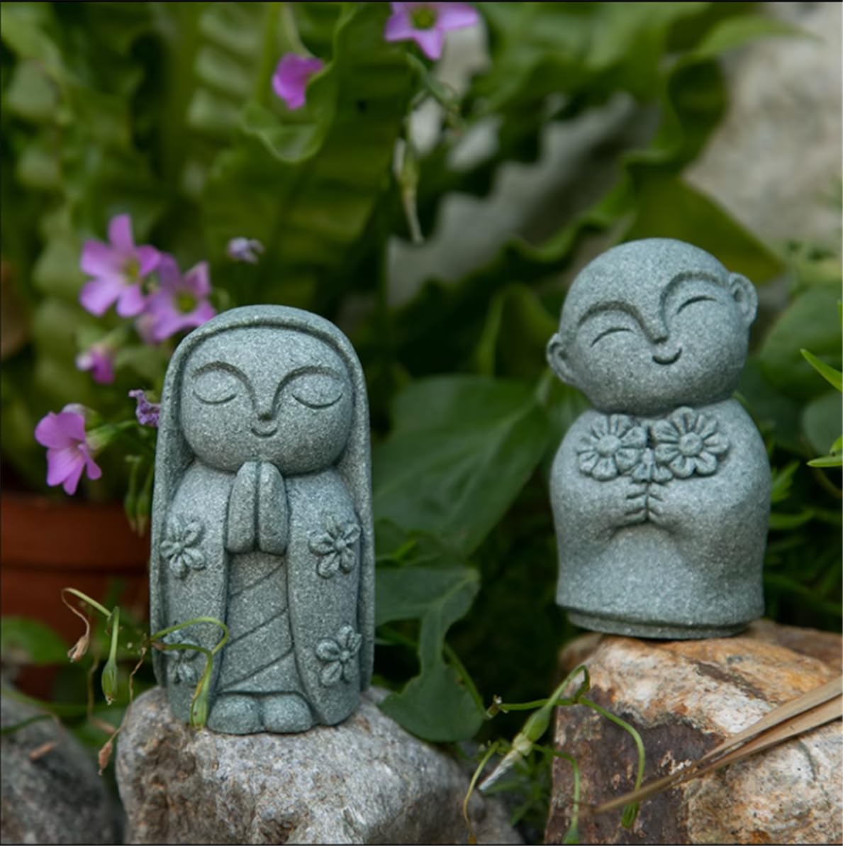 Amazon｜お地蔵さん 和尚さん 禅の意 可愛い 祈り 癒し おじぞうさま