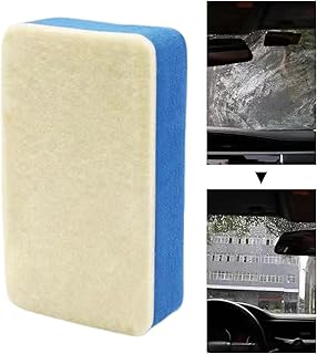 Cepillo de limpieza de película de aceite automotriz, tabla de limpieza de vidrio para parabrisas, toallitas antivaho fáciles de limpiar para vehículos, herramienta de pulido para visibilidad de