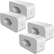 zemismart Plugue de Tomada Inteligente zigbee Smart Tuya Zigbee Soquete Tomada sem fio Timing Plug 16A Monitor de energia Alexa Google Home SmartThings Control,Precisa de um gateway(Four Pack)