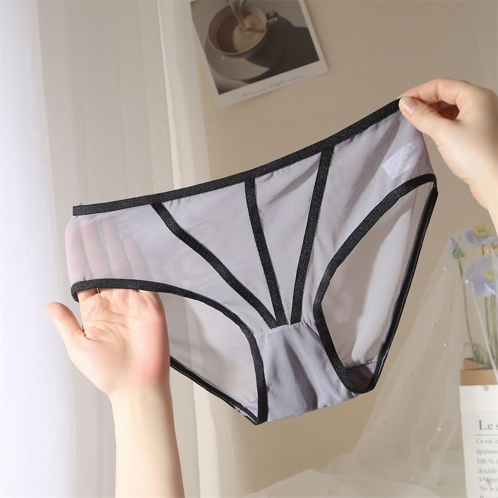 Underwear Girls Lace Large Size Cotton Crotch Briefs Sexy Mesh Shorts