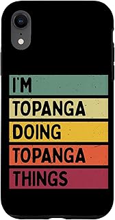 iPhone XR I'm Topanga Doing Topanga Things 面白い名言 スマホケース