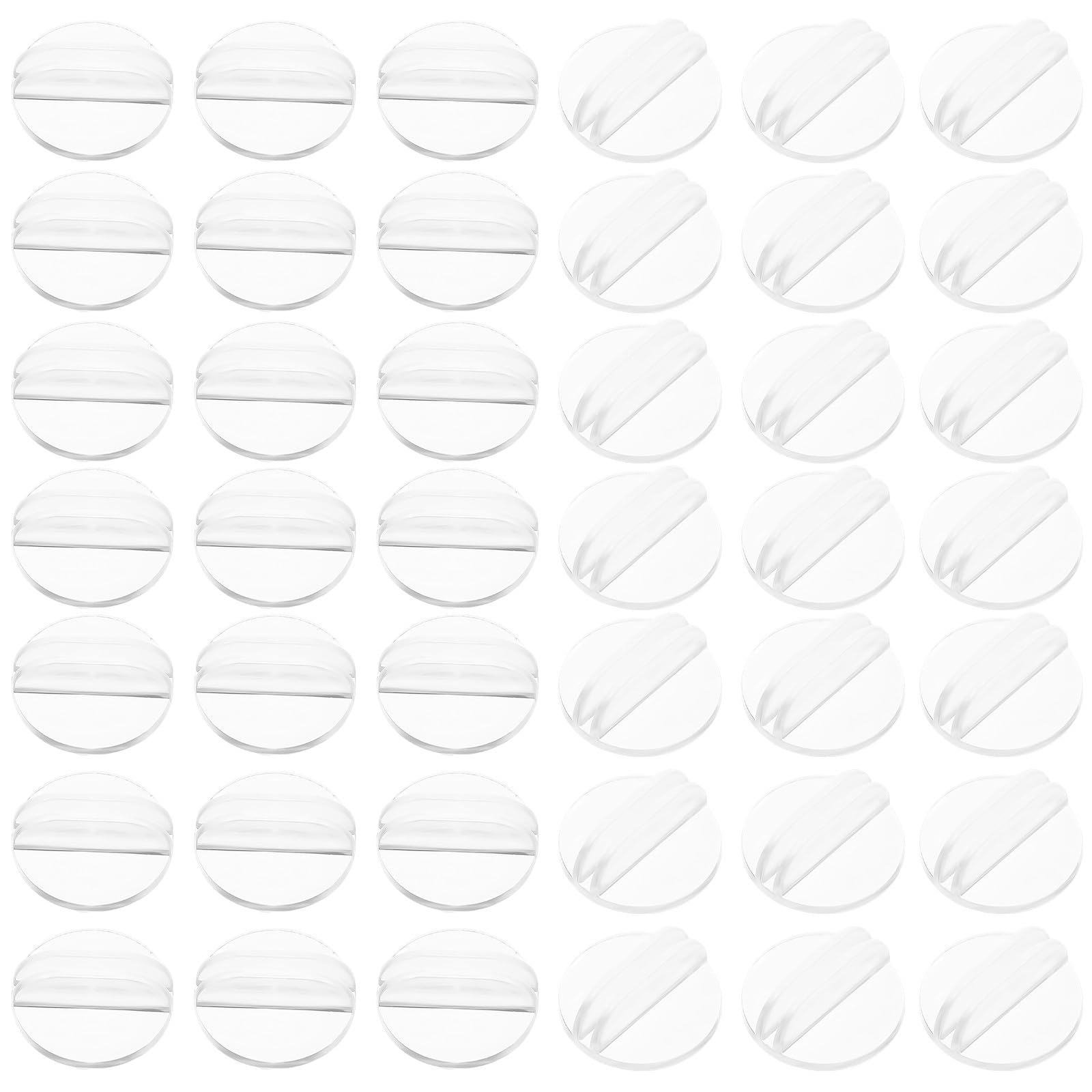 50pcs Round Tabletop Card Holders 24mm X 10mm Plastic Stands for Board Game Cards and Playing Sturdy Holders for Trading and Game Accessories