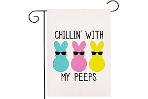 Peep Easter Garden Flag - Chillin' with My Peeps