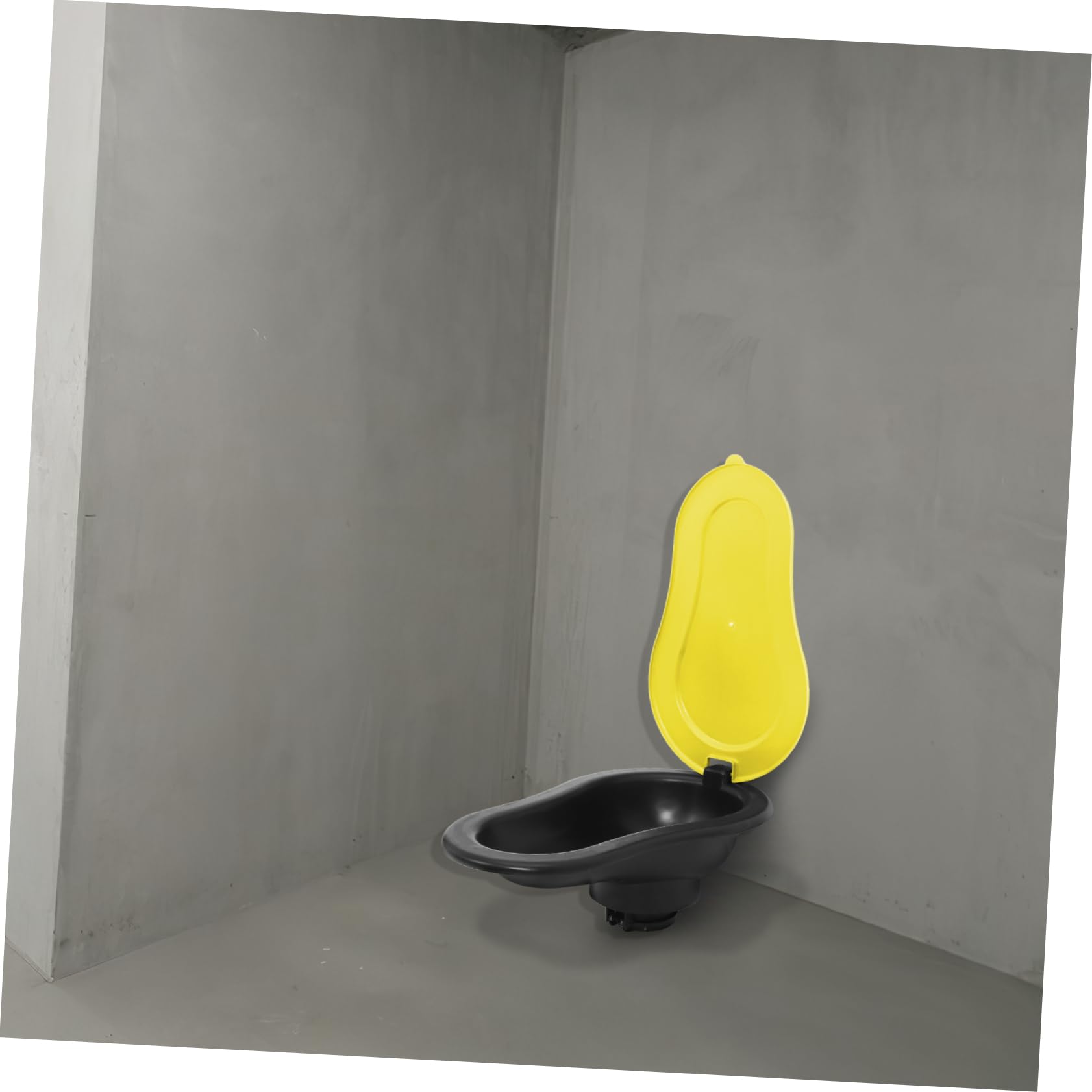 OSALADI Folding Bed Pan Large Plastic Urinal Women's Squat Toilet Construction Site Urinal Easy Maintenance Portable Toilet