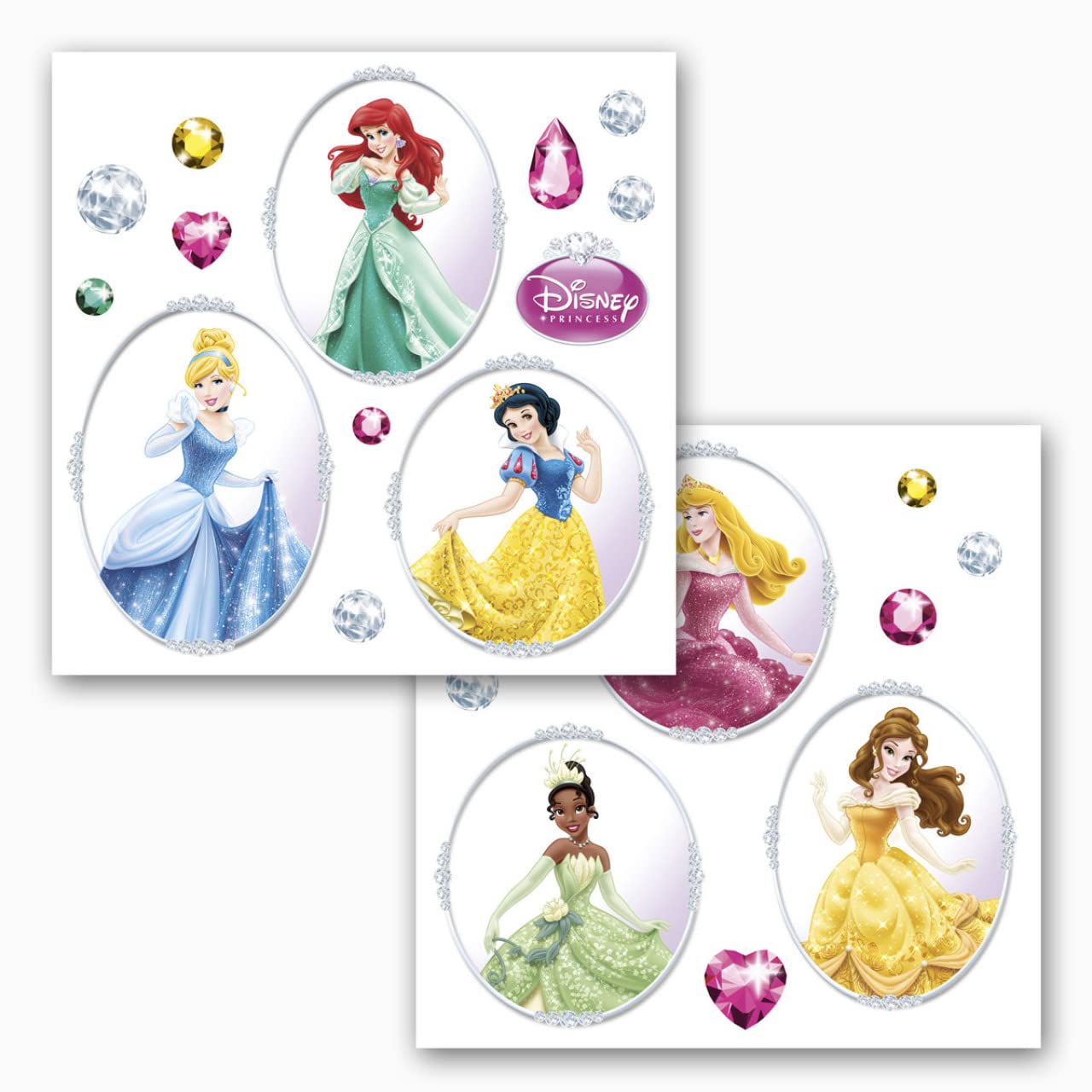 Komar 16402 Disney Princess Freestyle Deco Window Sticker - Multi-Colour (23-Piece)