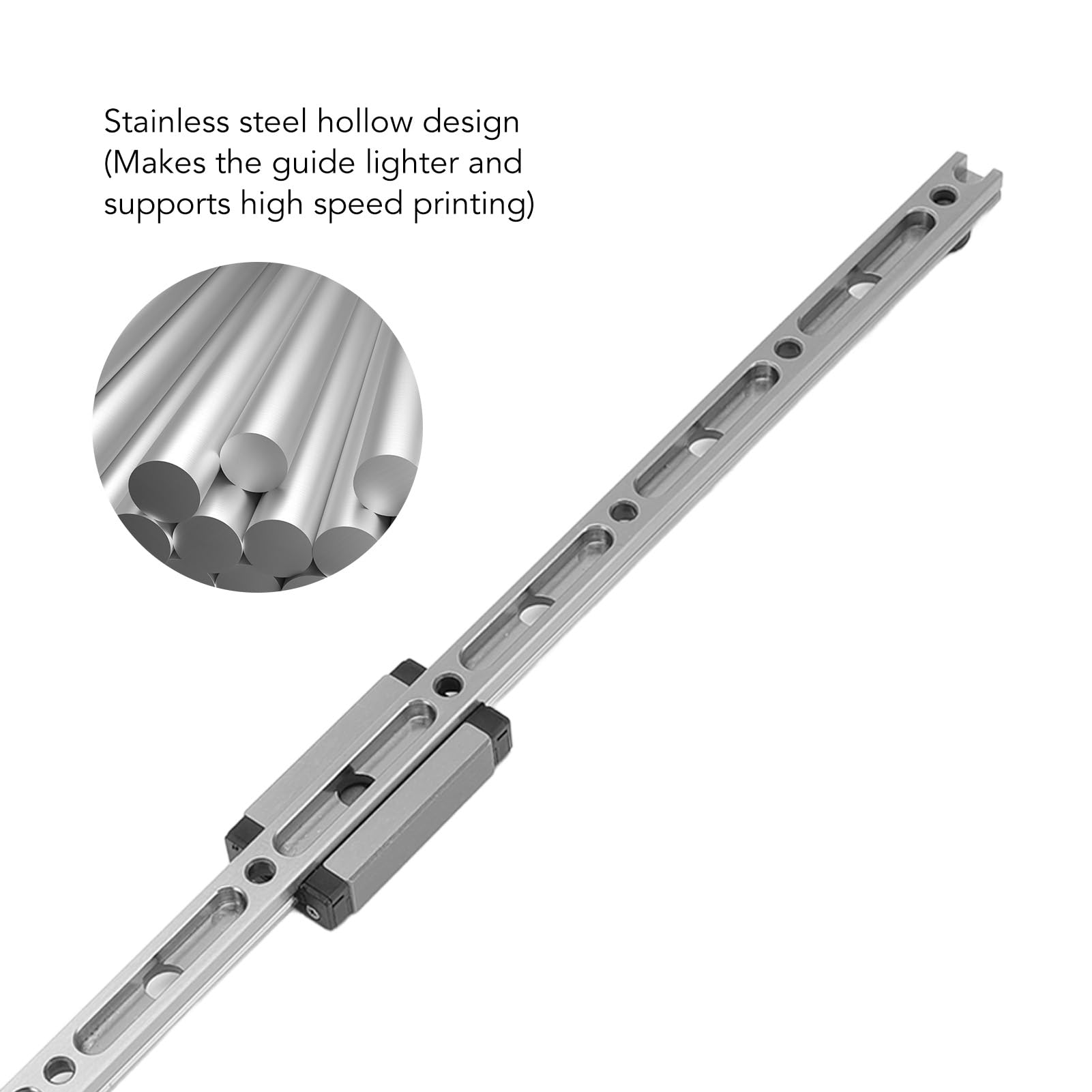 Kit Guida Lineare Ad Alta Precisione MGN9H per Guida Cava per Stampante 3D per Applicazioni di Stampa di Precisione (Guide lineari da 300 mm/11,81 pollici)
