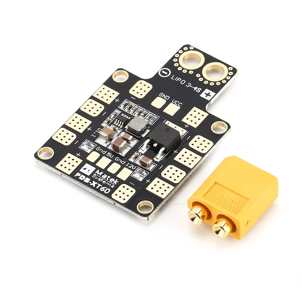 xcluma PDB XT60 Drone Lipo 3-4S Power Distribution Board for RC FPV Drone Quadcopter Helicopter