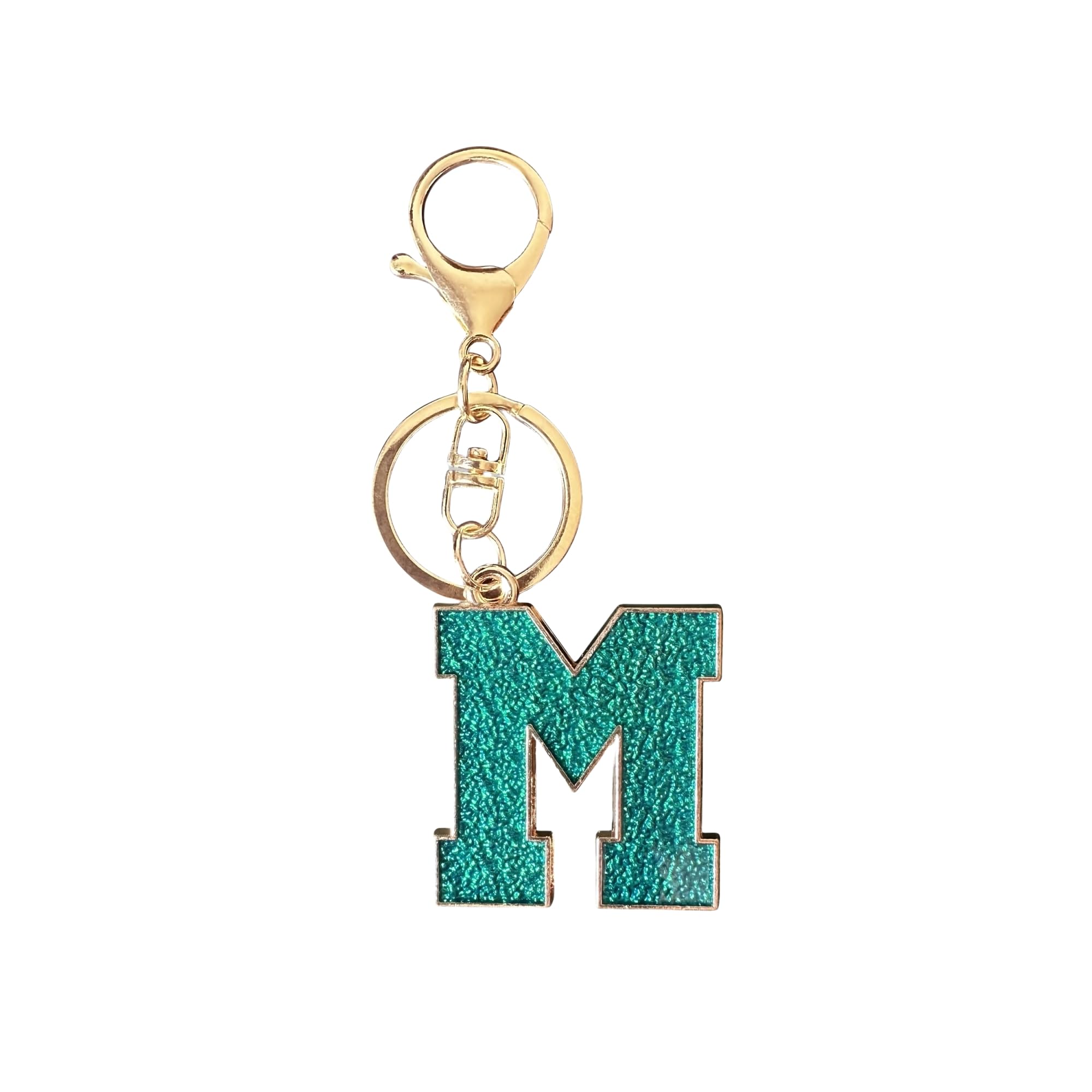 Red Black Letter A-Z Keychain for Women Men Purse Handbags Metal Alphabet Initial Letter Car Key Rings Novelty Key Chains