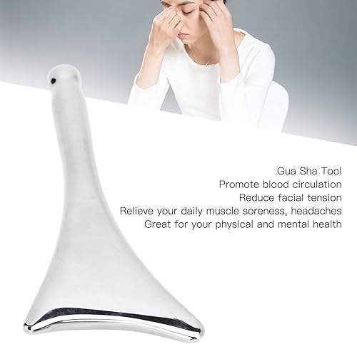 Miniatura 2 de Dioche Guasha Herramienta de masaje Terahertz Stone Gua Sha Herramienta de raspado portátil de belleza facial para espalda piernas brazos cuello