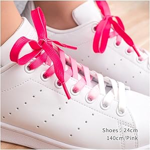 Amazon | [HIGH FIVE] 靴ひも グラデーション シューレース 平紐 95cm