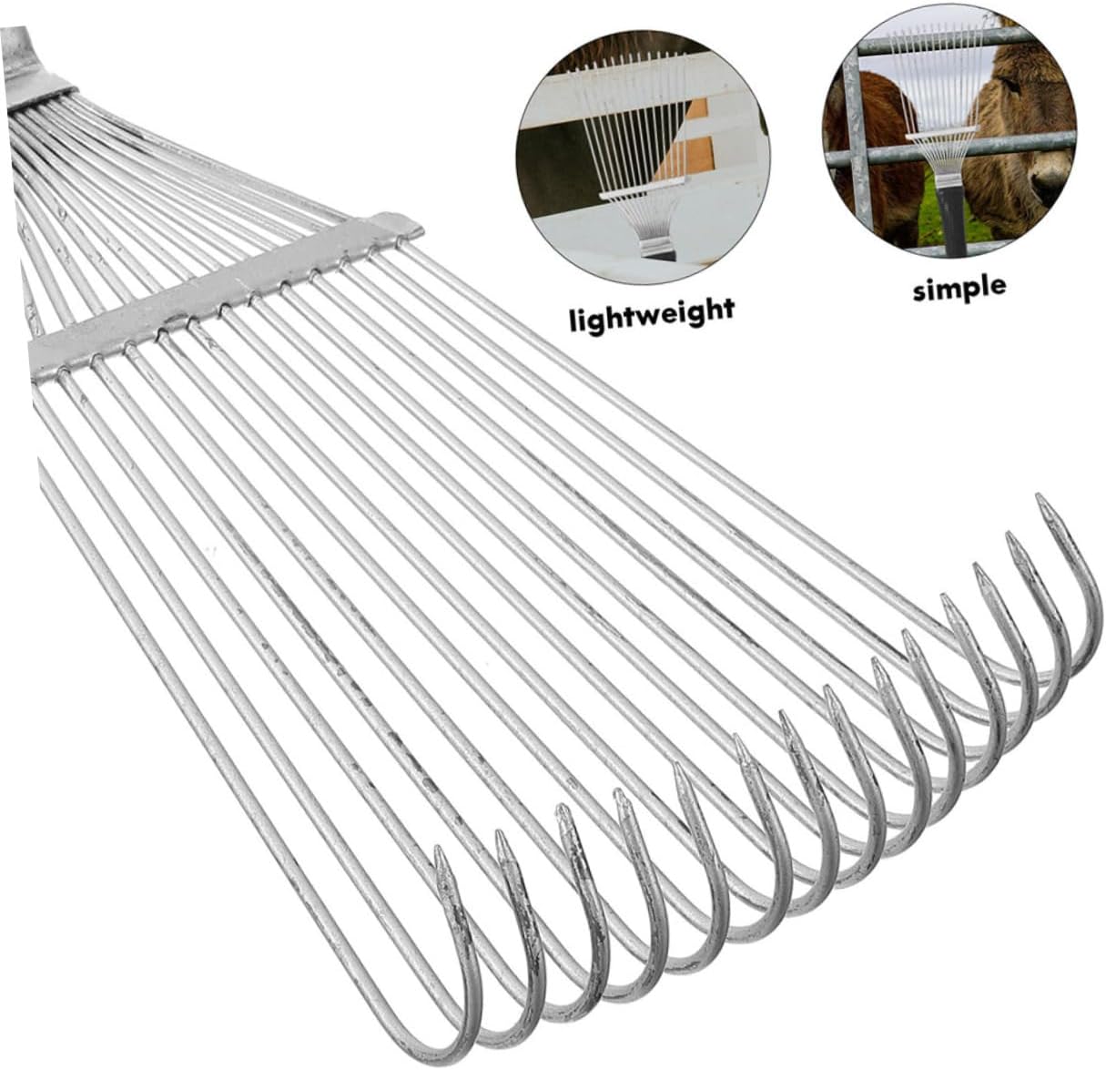 KESYOO 2pcs Carpet Broom Pet Hair Removal Wool Comb for Horse Face Brush Livestock Grooming Rake Massage Brush