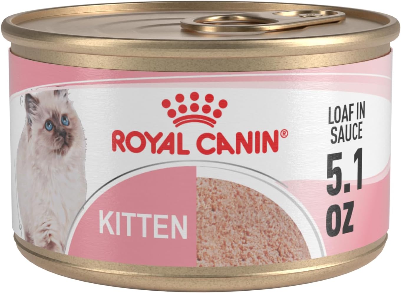 Feline Health Nutrition Kitten Loaf in Sauce Cat Food, 5.1 oz (Pack of 24)