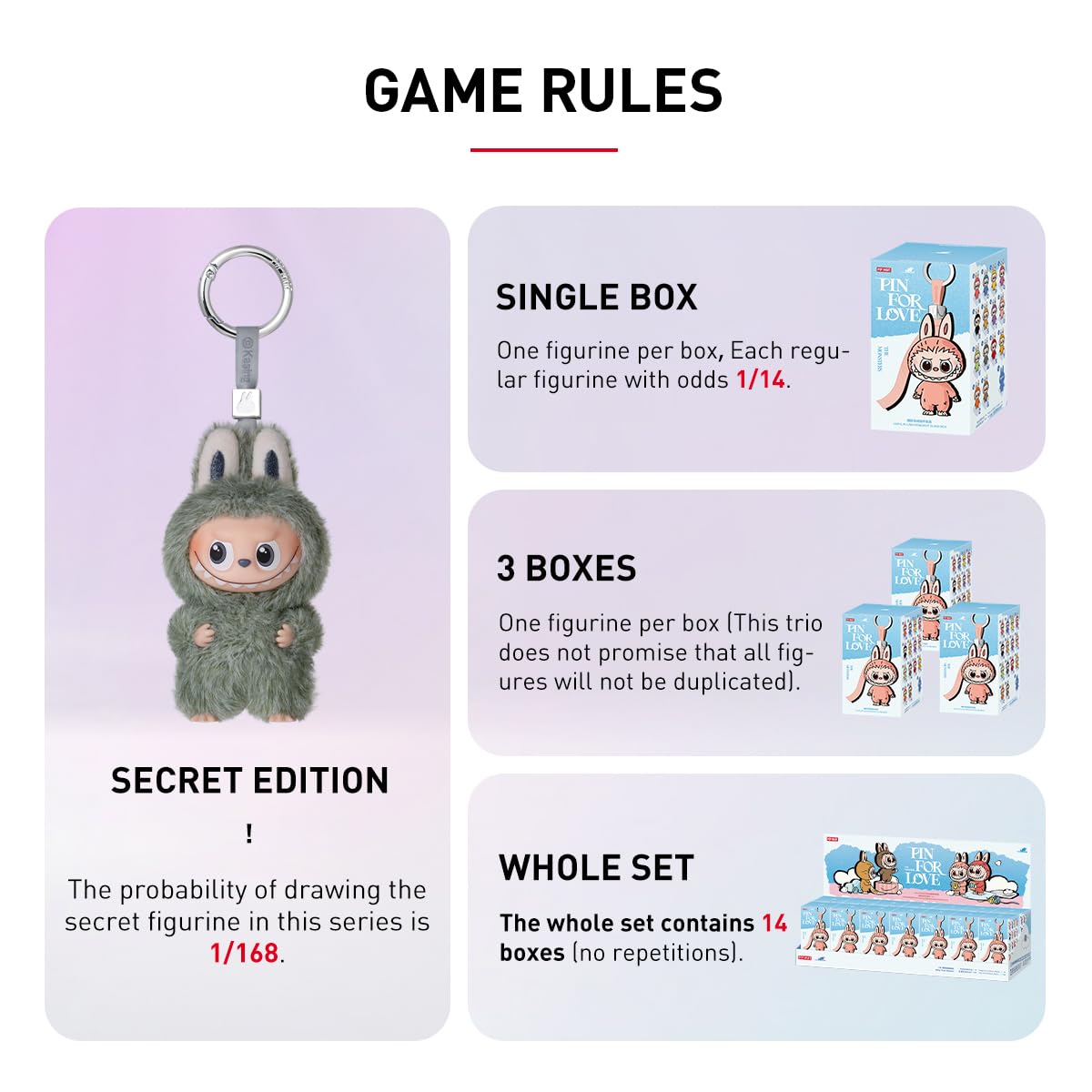 Amazon.co.jp: POP MART THE MONSTER PIN FOR LOVE シリーズ