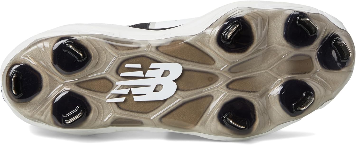 New Balance Men's Fresh Foam X 3000 V7 Baseball Shoe, Black Synthetic/White, 8 M - Image 3