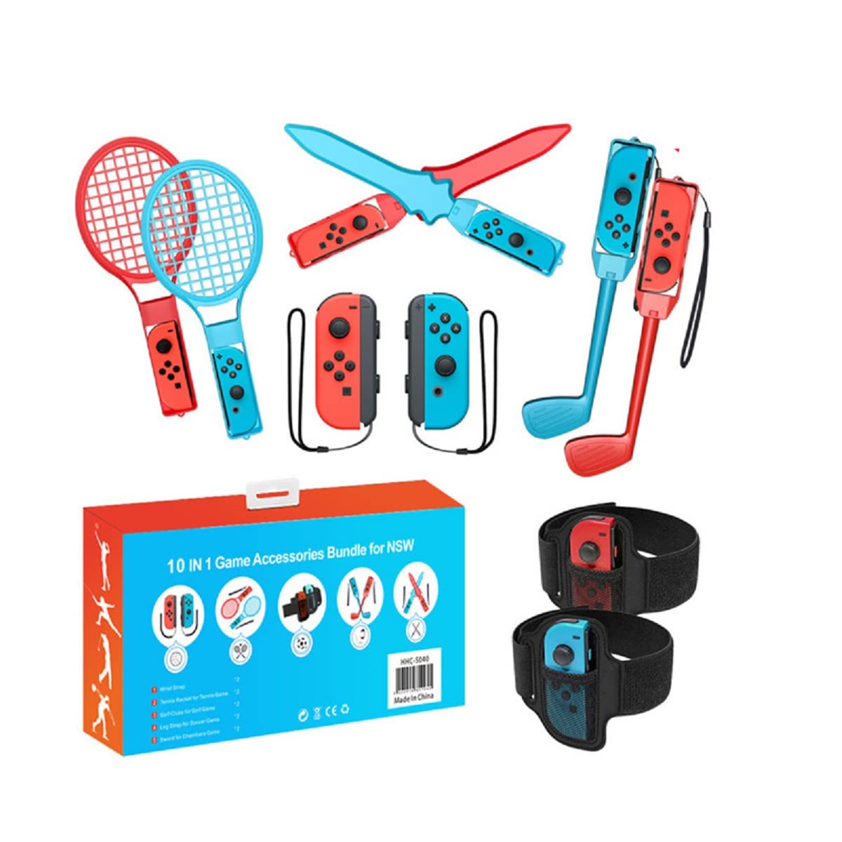 Switch Sports Accessories Bundle FW ZONE 10 in 1