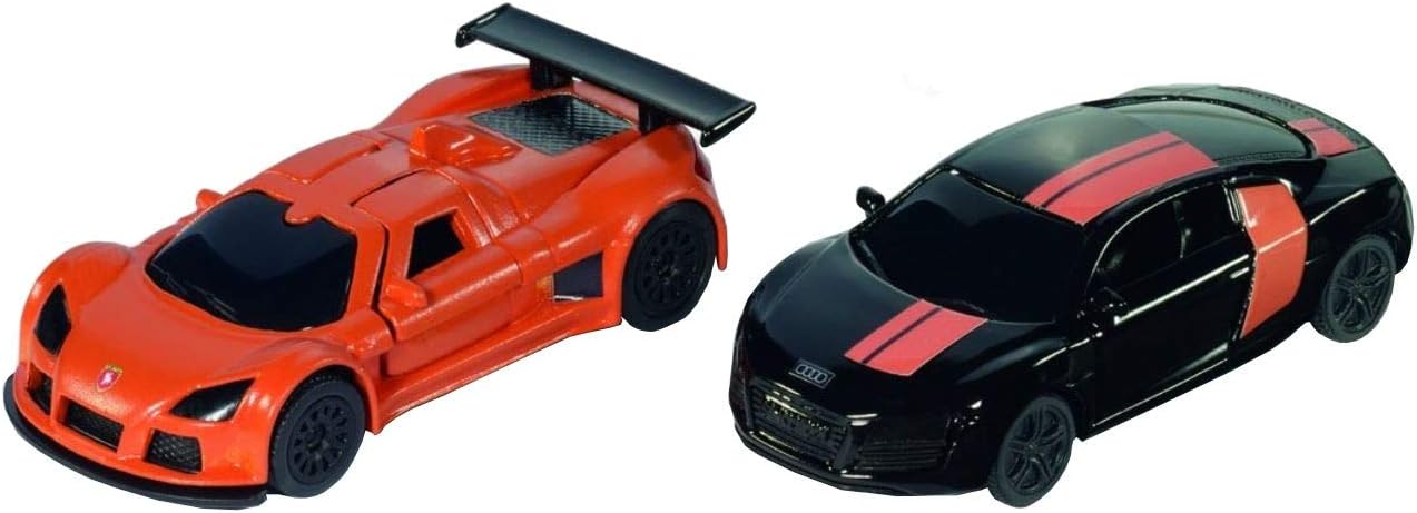 6310, Sports Car Set, Special Edition, 1:55, Metal,Plastic, Orange,Black