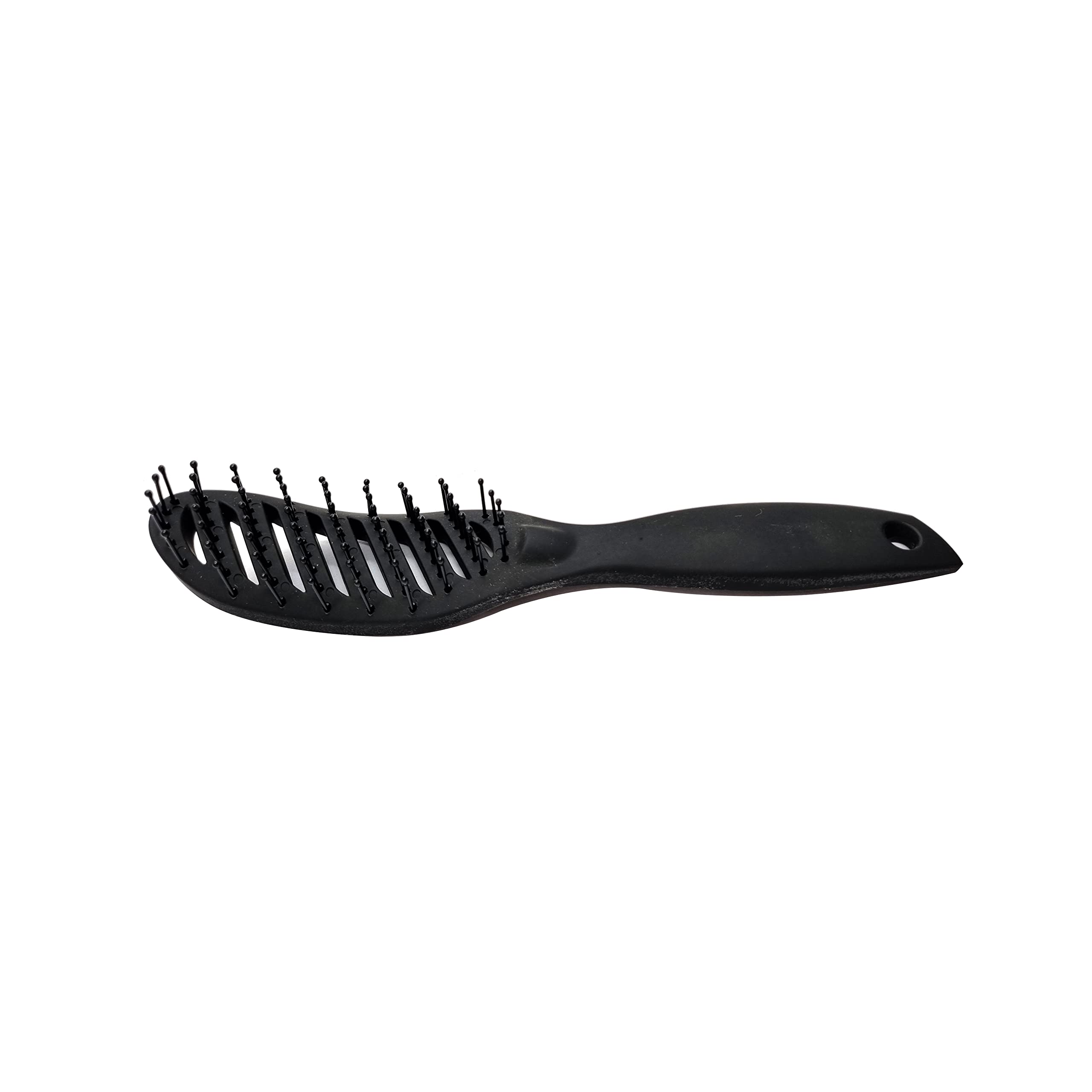VELVETREELatest Wood Paddle Hair Brush Square Comb for women regular, professional use, trendy hair comb for all type of hair, trendy stylish comb (Black)