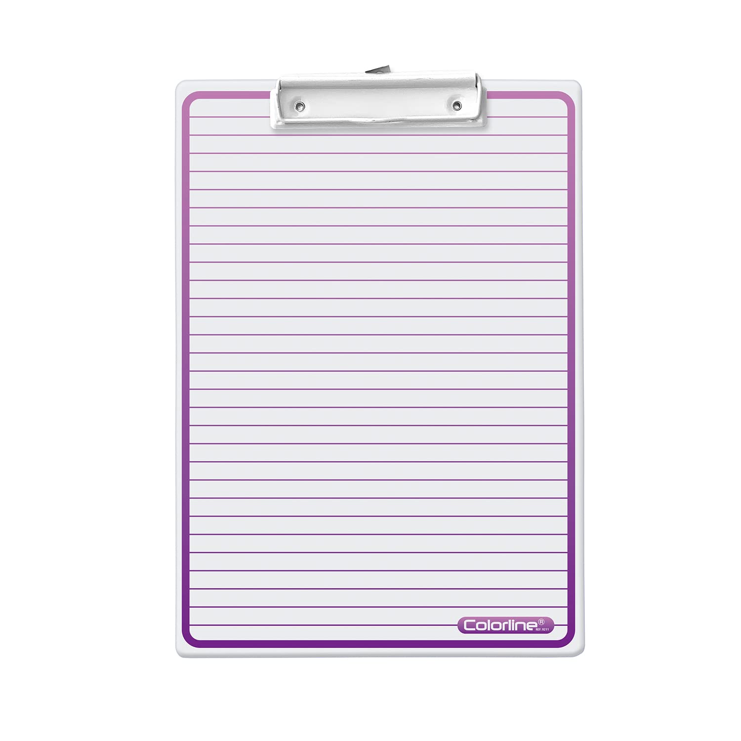 Supporto con pinza + Falsedia da Scrittura Colorline - Rif. 9211MO - (viola)