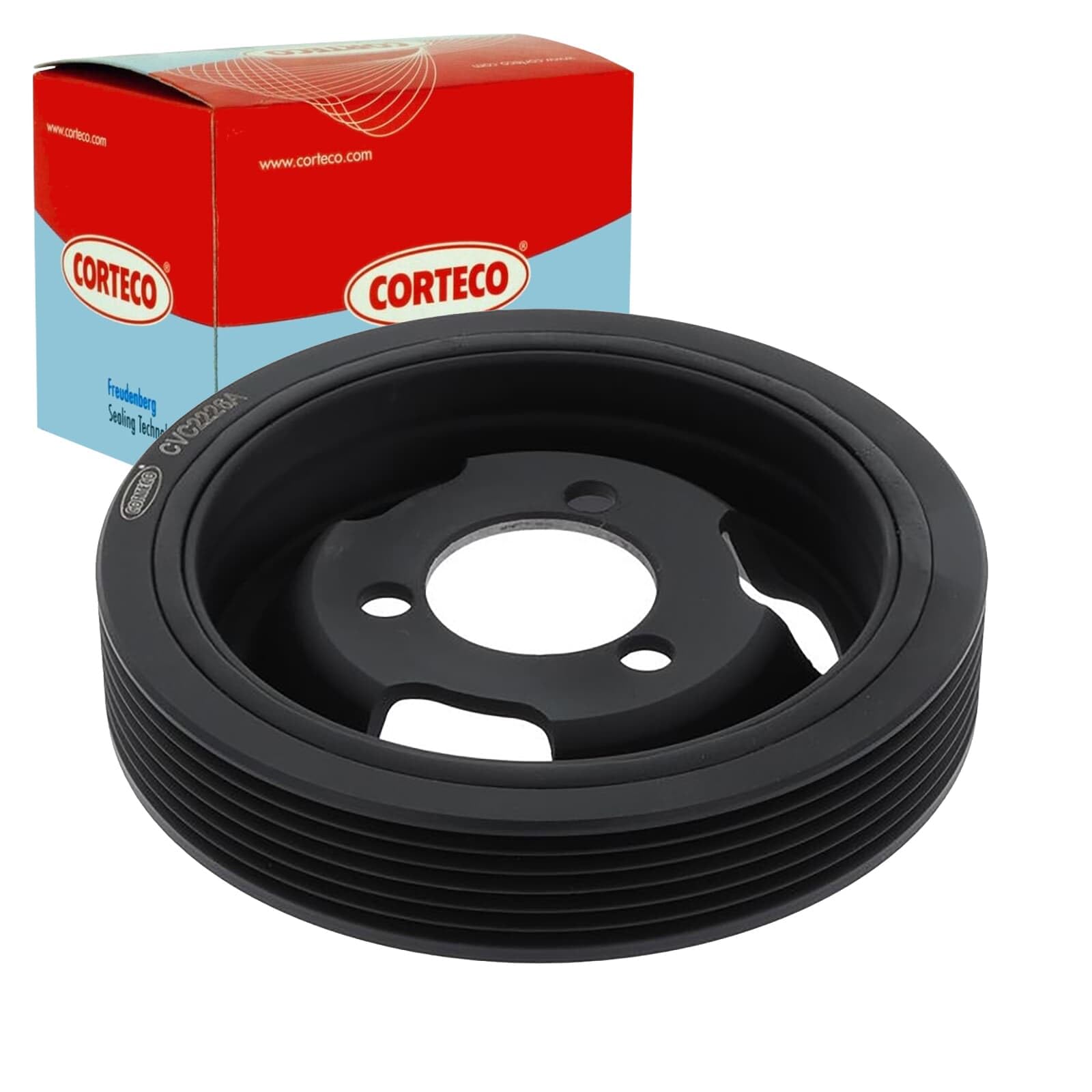 ORIGINAL® Corteco Riemenscheibe, Kurbelwelle für Citroën C3 II BERLINGO