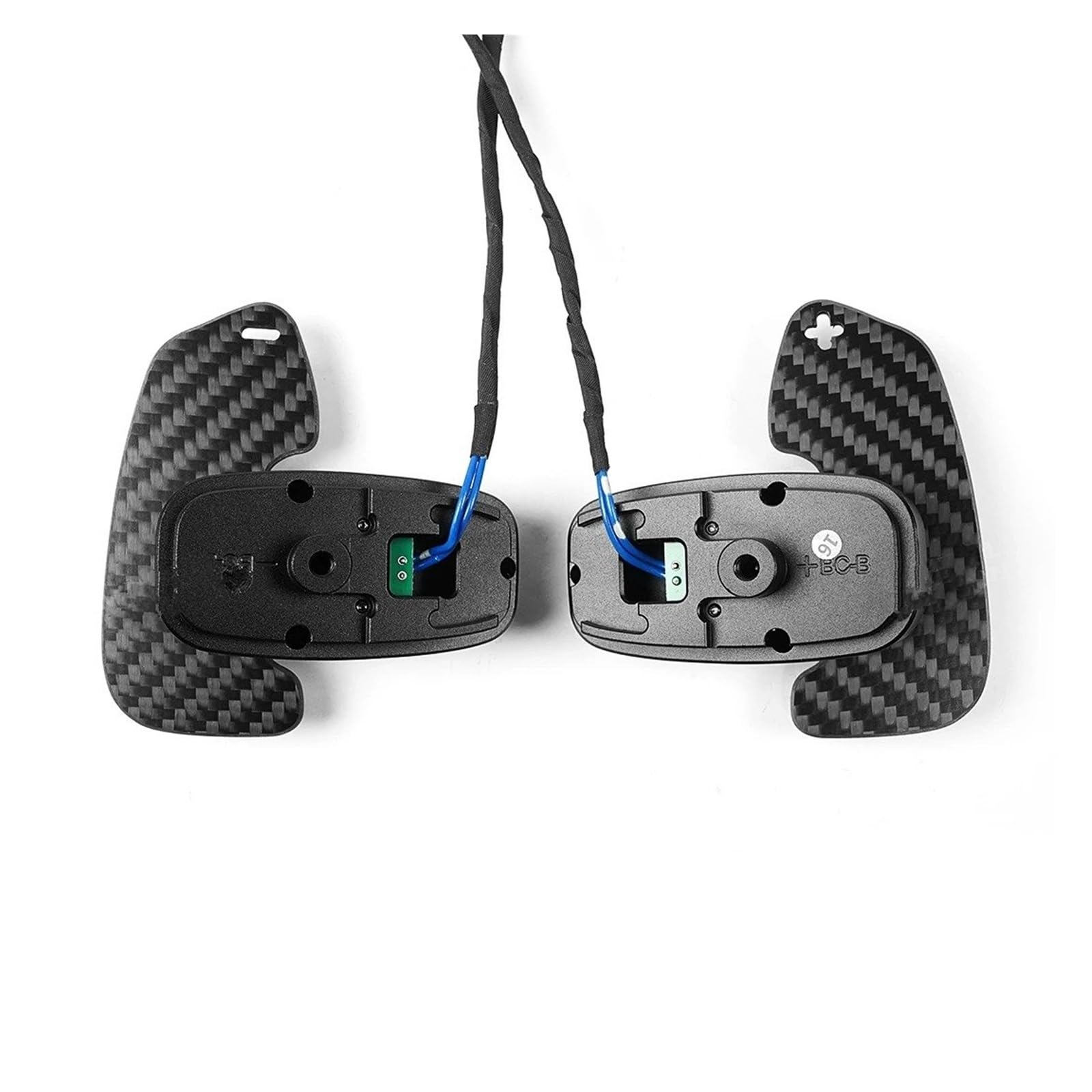 PLMNHSS Car Steering Wheel Shift Paddle Blade for Benz for AMG 2019+ Magnetic Steering Wheel Paddle Shifters Carbon Fiber