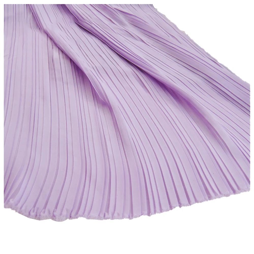 Tejido de gasa perlada plisada, Tela de gasa plisada con volantes y perlas for costura vestidos, multicolor, 0,5/3 metros, 59 pulgadas(White9,Straighten 0.5 meter)