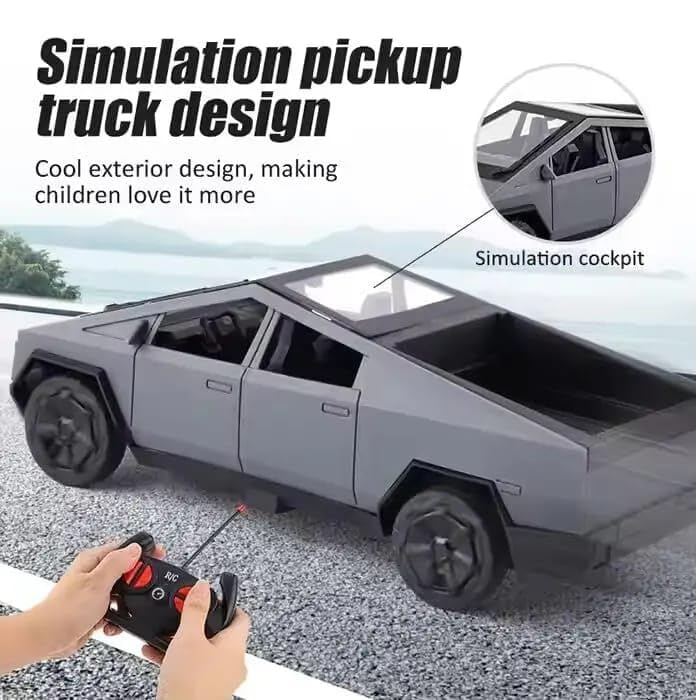 Image of Off Roader Rechargeable Remote Control Car | RC Car Monster Truck | 4 Headlight Modes | Lithium Battery | C-Type Charging | 2.4GHz Remote Controller Race-Ready (rc - 112431)