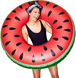 Boia Melancia Gigante Inflável 120cm Watermelon Original Piscina Diversão Praia Premium (Melancia)