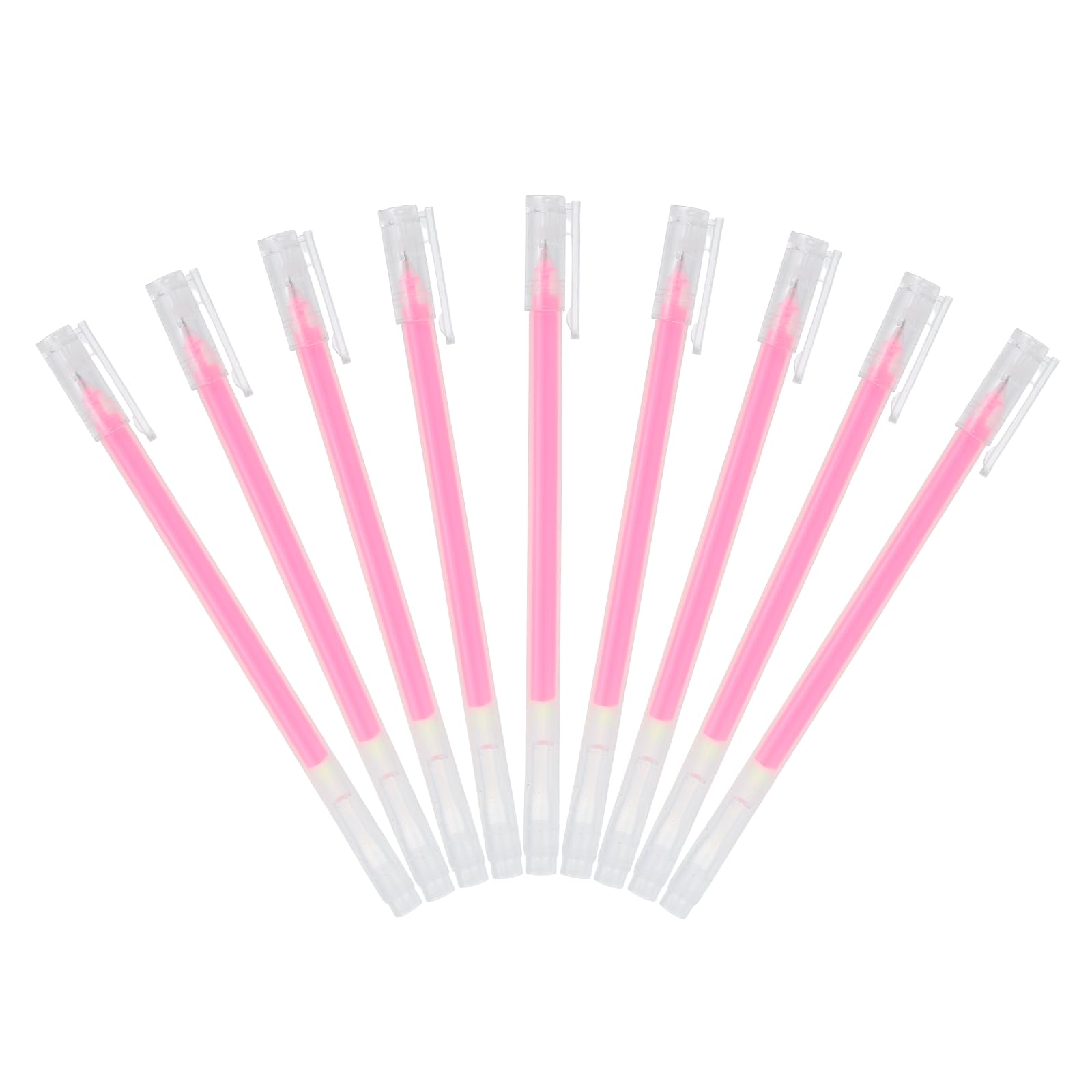 sourcing map 9 Pcs Vibrant Sparkle Gel Pens, Drawing Pens with Fine Point 1mm for Adult Drawing Doodling Journaling Art Supplies and DIY Crafts, Pink