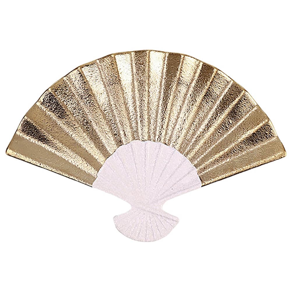 MAGICLULU Plateau à Sushis en Porcelaine Forme Éventail 32X21,5 CM pour Sashimis Salades et Dîners la Maison et Restaurants