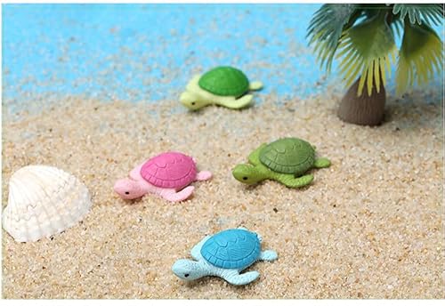 20 Pcs Resin Mini Green Turtles Miniature Turtle Statue Miniature Figurines Fairy Garden Accessories Cake Toppers Decoration Set For Succulent Planter Moss Landscape Diy Terrarium Home Décor #TOP4