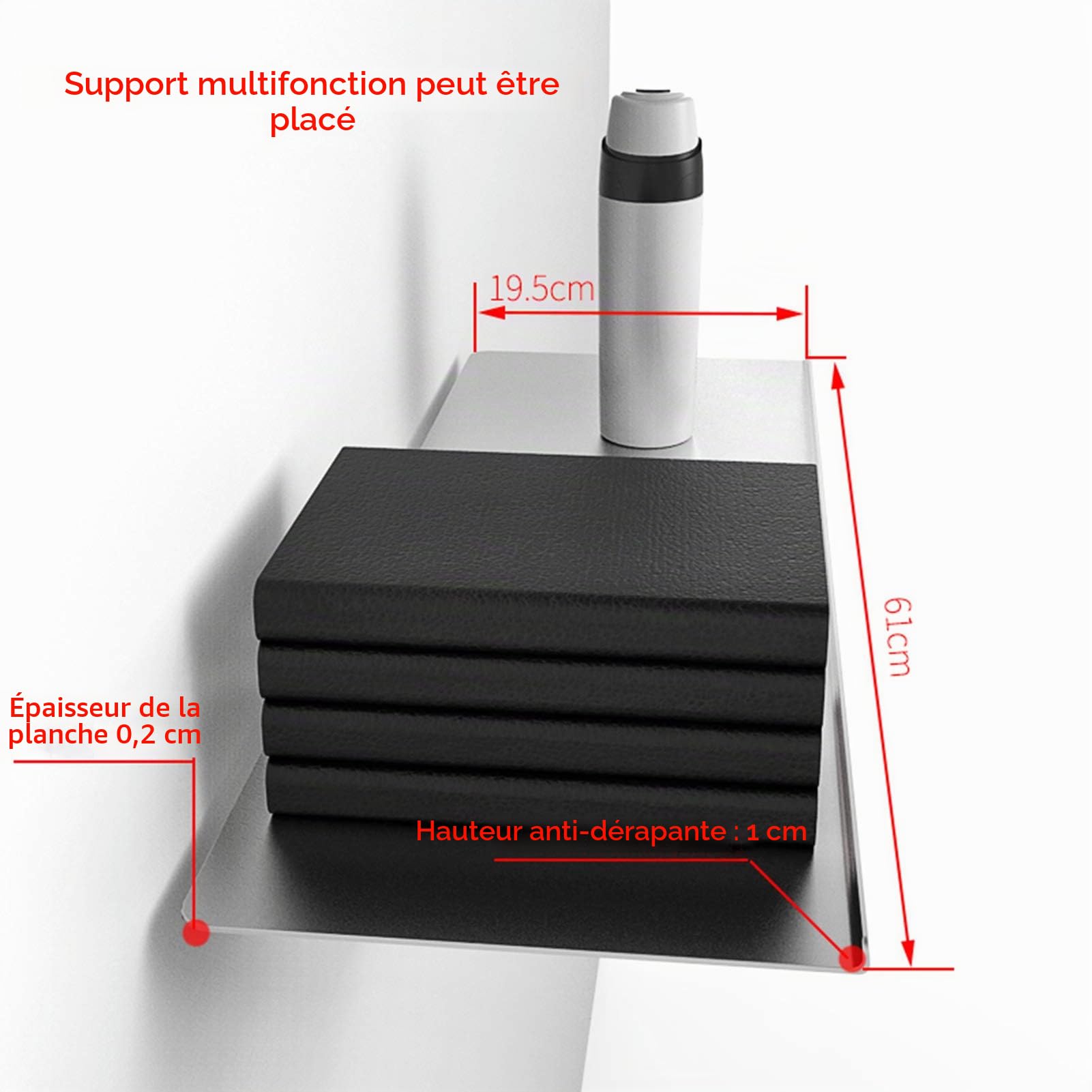 Wall Mount Keyboard Arm Plateau Articulé pour Clavier/Souris Rotatif Ajustable Murale Portable Clavier Support