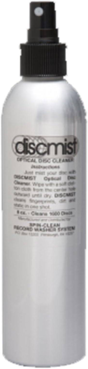 Spin-Clean Discmist Optical Disc Cleaner - 8 oz.