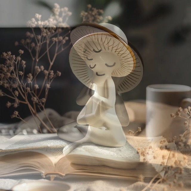 Figura Decorativa de Hongo de Resina miniatura 7