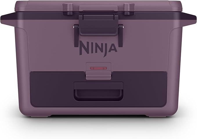 Ninja FB151BL FrostVault 50qt Hard Cooler with Dry Zone, Integrated Fridge-Temp Dry Storage Drawer, Premium Heavy-Duty Insulated Cooler, Keeps Ice for Days, Lakeshore Blue
