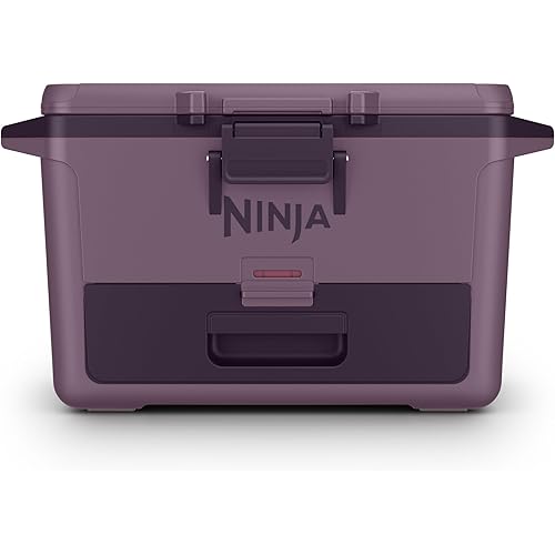 Ninja FrostVault 50qt Hard Cooler with Dry Zone | Integrated Fridge-Temp Dry Storage Drawer | Premium Heavy-Duty Insulated Cooler | Keeps Ice Cold for Days | Smokey Mauve | FB151PU2