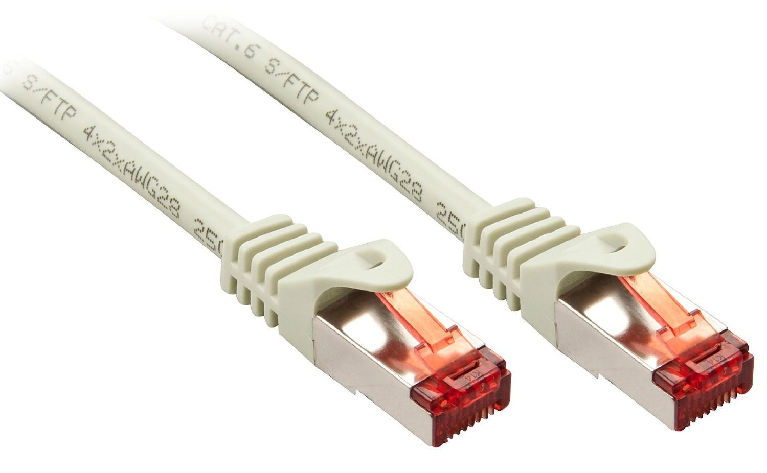 Lindy 47341 Basic Network Cable Cat. 6 S/FTP 0.5 m Grey