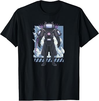 Skibidi Toilet Titan TV Man Overseer T-Shirt