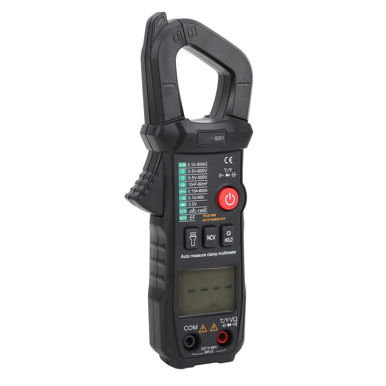 Pince Ampèremétrique ET8201, Multimètre D'identification Automatique de Haute Précision pour la Mesure de L'énergie électrique, Petit et Léger, Portable