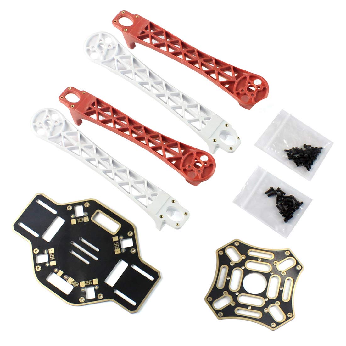 QWinOut F450 APM2.8 6M GPS DIY RC Drone Kit 450 mm Marco RC Quadcopter 4 ejes UFO Kit de desmontaje para principiantes (versión básica)