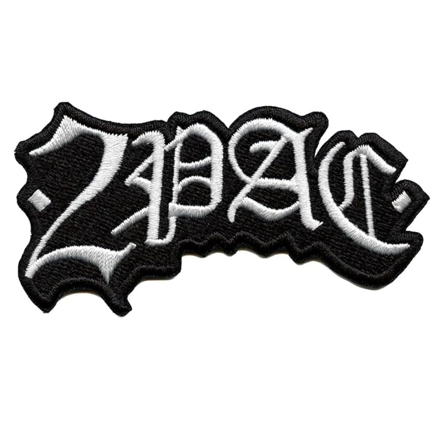Amazon.co.jp: 2Pac Tupac Patch Gothic Arch Logo 新しい 公式