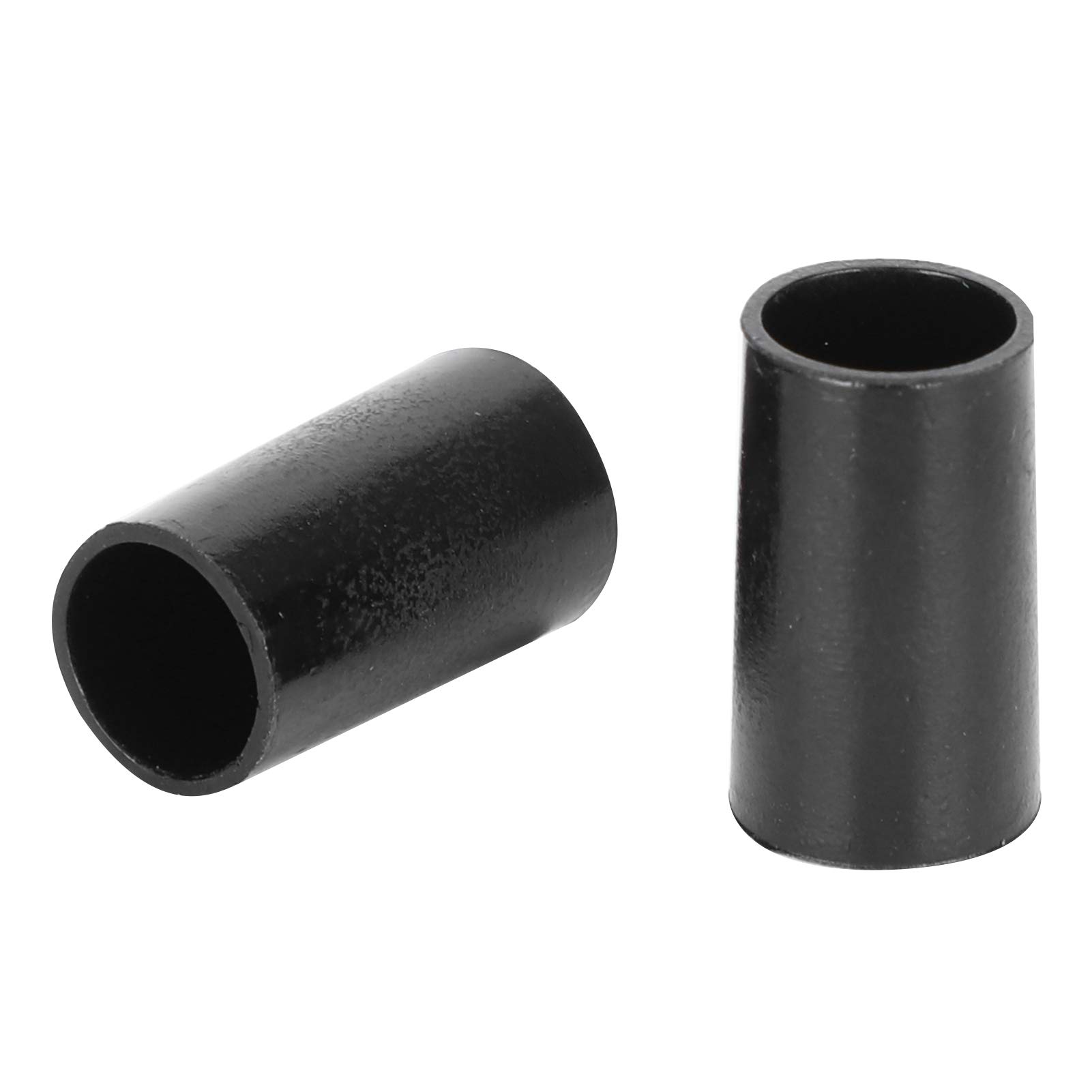 10 pares de tapas de punta de tacón alto Protector de punta de tacón alto negro CPU zapatos de poliuretano Reparación de kits de repuesto(10mm)