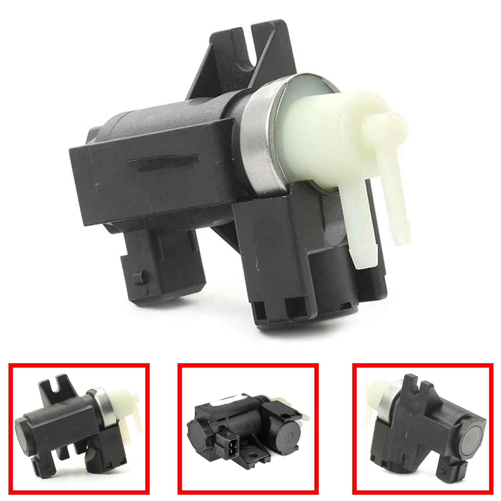 Partsline Electrovanne de turbocompresseur compatible avec Captur, Scénic, Kangoo, Laguna, Master, Megane, Traffic, Vivaro équivalent à 8200790180, 8200926308