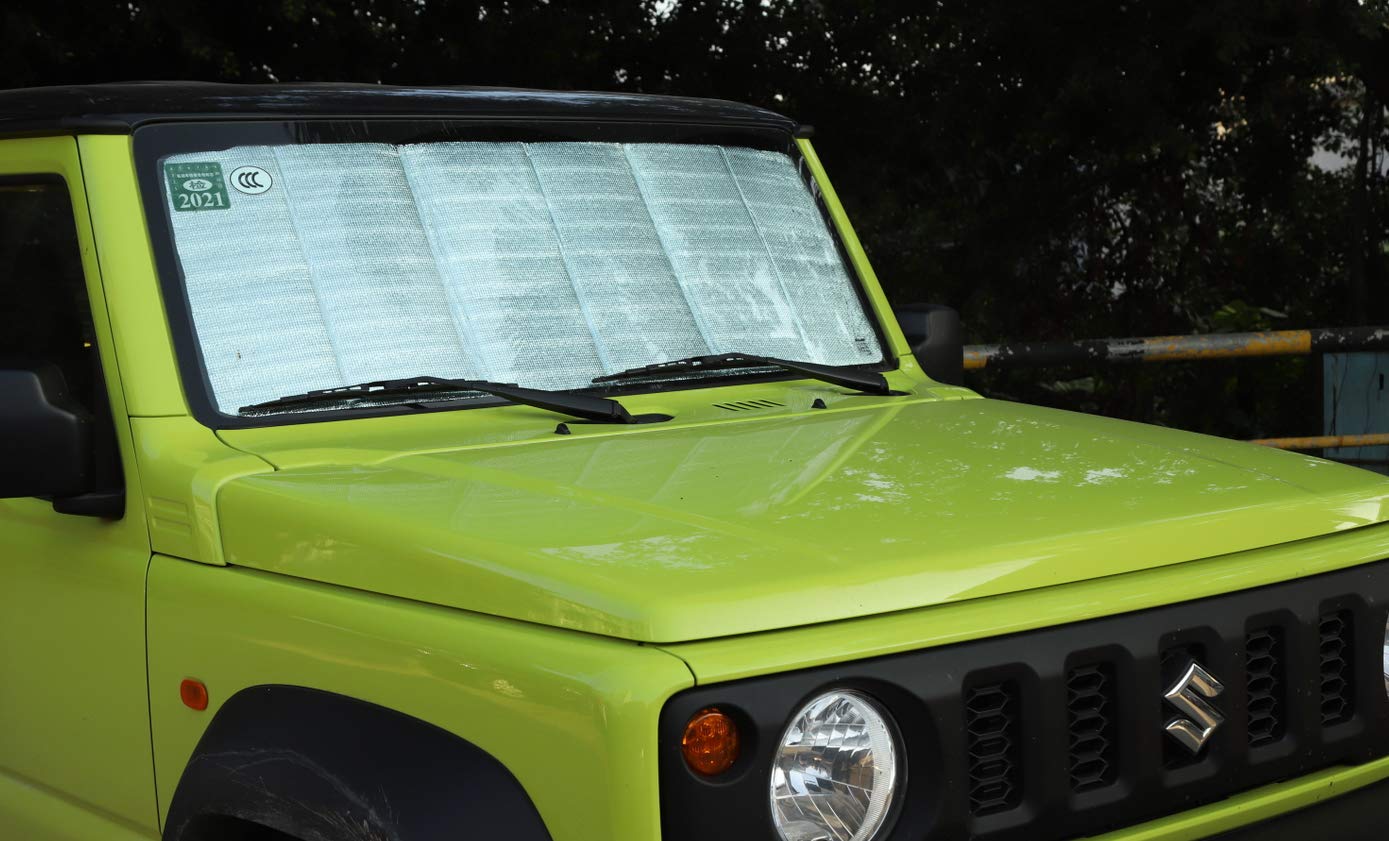 Windshield Sunshade for Suzuki Jimny JB64 JB74W 2019 2020 2021 Silver