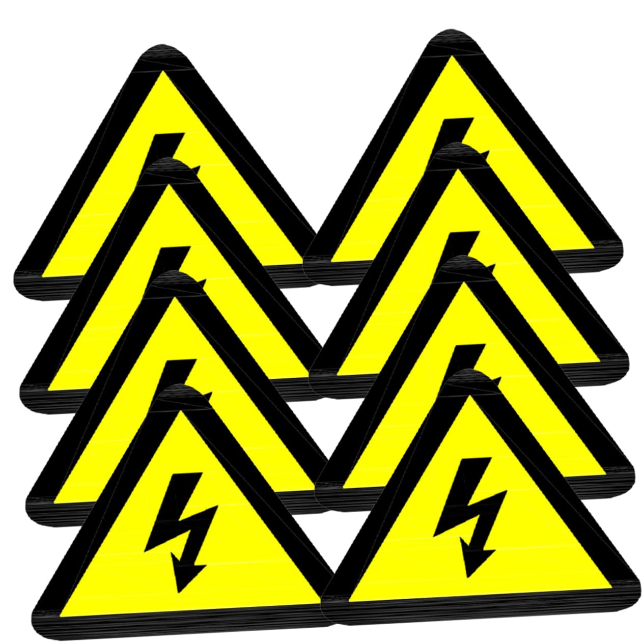Gatuida Étiquettes Adhésives de Sécurité Haute Tension pour Boîtier Électrique Autocollants D'avertissement Jaune Lot de 20 pour Équipement en Bureau et Jardin
