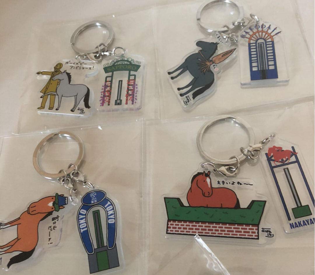 JRA 非売品 蹄鉄 おがわじゅり ミニ巾着 競馬グッズ - その他