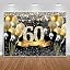 Black and Gold Diamond 60 Birthday